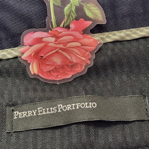 PerryEllis, Men's Black Dress Pants, Size 36x29, Not Worn - Picture 3 of 7